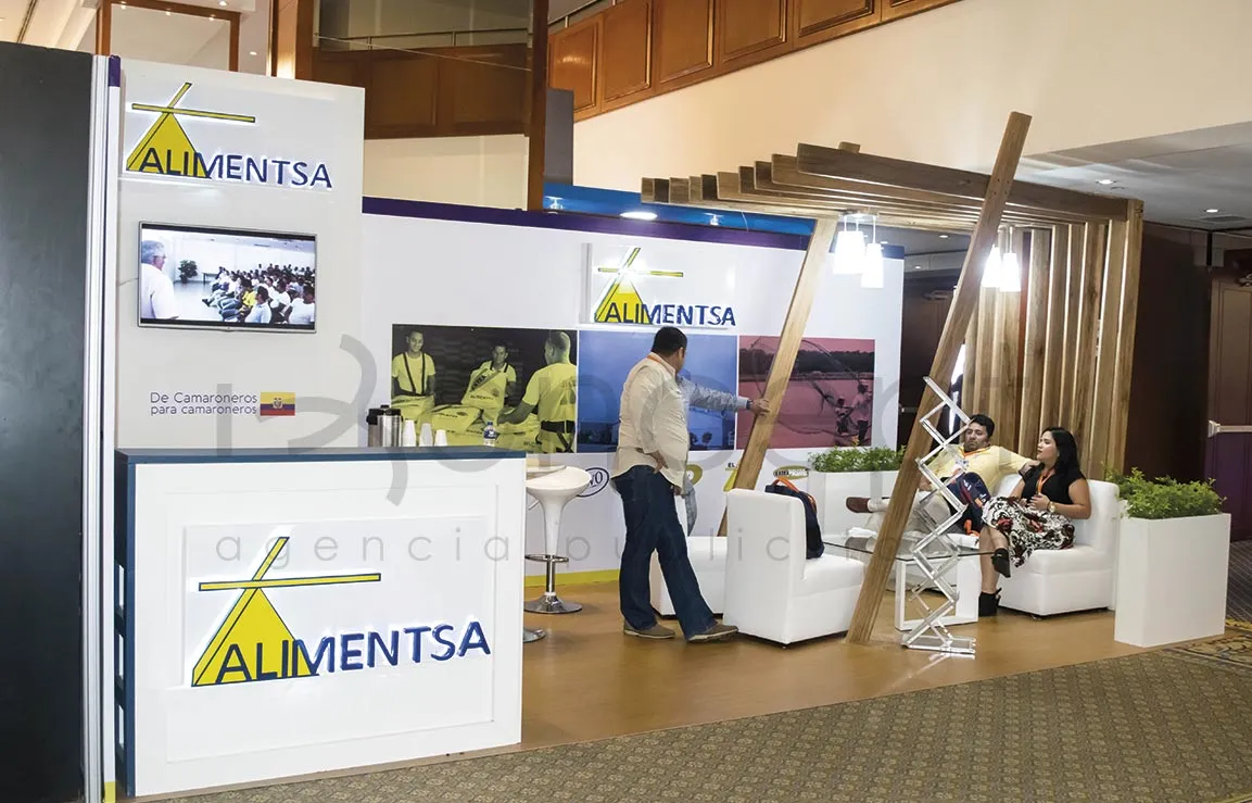 Proyecto de stand de Alimentsa del portafolio de Koncept